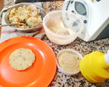 Foto del paso 3 de la receta: Hamburguesas de merluza con pimientos asados en freidora de aire Cosori 5, 5 L