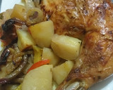 Foto del paso 3 de la receta: Cuartos traseros de pollo con verduras a la silla