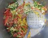 A picture of step 10 of Vegetables egg fried rice.