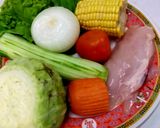 รูปขั้นตอนการทำที่ 1 ของ สลัดไก่