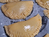 Empanaditas de chiverre, piña, o dulce de leche con masa 3 2 1