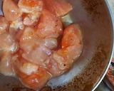 A picture of step 1 of Chicken Jalfrezi.