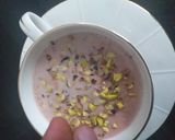 A picture of step 21 of Kashmiri/ Gullabi chai /Sab'z chai.