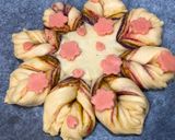 A picture of step 8 of Cherry blossom 🌸 Lovely Bread.