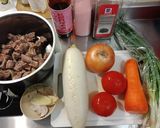 清燉牛腩湯(電鍋料理)的食譜步驟1照片