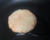 A picture of step 3 of Aloo (potato) tikki chat.