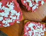 A picture of step 16 of Beetroot Hummus Breakfast Toast.
