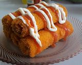 Foto langkah ke 5 dari resep Roti tawar gulung sosis.