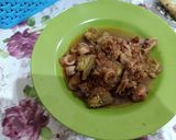 Foto langkah ke 3 dari resep Balado cumi asin terong.