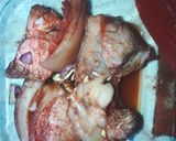 Hình bước làm 2 của món Phá lấu khìa nước dừa