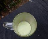 Foto langkah ke 1 dari resep Matcha Creamy Latte.