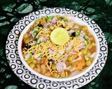 A picture of step 5 of Aloo Tikki Masala Chaat.