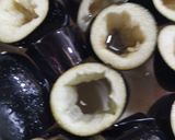 A picture of step 2 of Eggplants with egg.