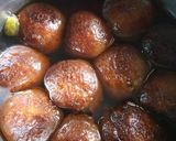 A picture of step 8 of Sweet potato gulab jamun.