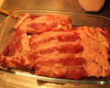 Foto del paso 1 de la receta: Chimichurri rogelio, costillar de cerdo y pan pichichí-cucú