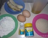 Foto langkah ke 1 dari resep Bolu Pisang Kukus Lembut Tanpa Mixer.