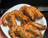Hình bước làm 3 của món Tôm Sú nướng sate tỏi