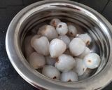 A picture of step 1 of Lychee Sensation.