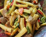 Foto langkah ke 4 dari resep Tumis Putren Bakso Ayam.