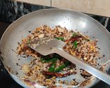 A picture of step 2 of Roasted chana dal coconut chutney.