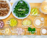Foto langkah ke 2 dari resep Baby Cumi Asin Sambal Ijo | Gurih Pedas Mantap.