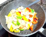 三色椒炒杏鮑菇的食譜步驟6照片