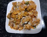 A picture of step 8 of Suran ki sukhi bhaji.