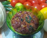 A picture of step 3 of Rajma curry.