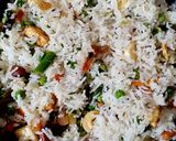 A picture of step 8 of Navratan pulao.