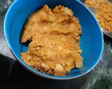 A picture of step 9 of French fries corn potato paneer drum stick.