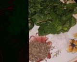 A picture of step 3 of Green masala Dahi brde.