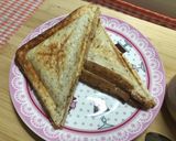 पीनट बटर टोस्ट सैंडविच (peanut butter toast sandwich recipe in Hindi) रेसिपी चरण 5 फोटो