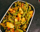 A picture of step 3 of French Beans Fry.