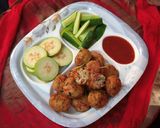 A picture of step 7 of One Bite Vegetables Rice Balls.