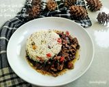 Foto langkah ke 5 dari resep Oseng cumi hitam dan Nasi goreng sambal matah.