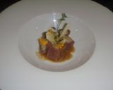 Foto del paso 4 de la receta: Atún marinado con soja y lima, mahonesa de anchoas y manzana