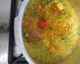A picture of step 4 of Mattar Paneer n Rice#Theme Contest.