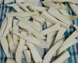 A picture of step 2 of Sweet Potato Fries.