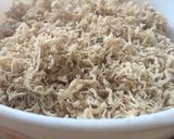 Hình bước làm 3 của món Xao ruốc bằng lò vi sóng