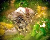 Hình bước làm 3 của món Canh Cá Lóc Nấu Cải Bẹ Xanh