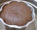 A picture of step 9 of Moong dal chocolate cake.