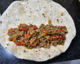 صورة لخطوة 10 من وصفة Chilli lime quesadilla او فاهيتا لحم