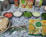 A picture of step 1 of Maggi Nutrilicious Masala VEG ATTA noodles Vegetables pizza.