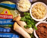 A picture of step 7 of Mushroom Burritos.