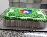 Foto del paso 12 de la receta: Torta de cumple "Cancha de fútbol"