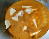 A picture of step 5 of Paneer Butter Masala (no onion, garlic).