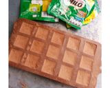 Foto langkah ke 2 dari resep Homemade Milo Cube.