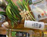 A picture of step 1 of Wild garlic pesto 💚.