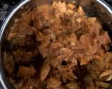 A picture of step 1 of Chickoo Halva.