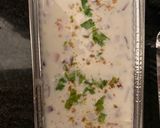 A picture of step 13 of Egg Briyani with Raita.